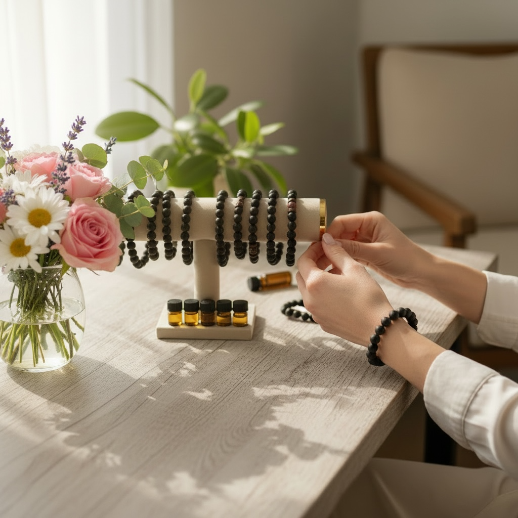 Scented Lava Bead Bracelets