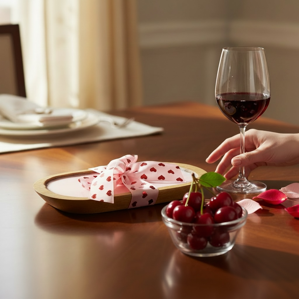 Wooden Dough Bowl Candle